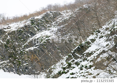清津峡 雪景色 清津峡 雪景色 113255385