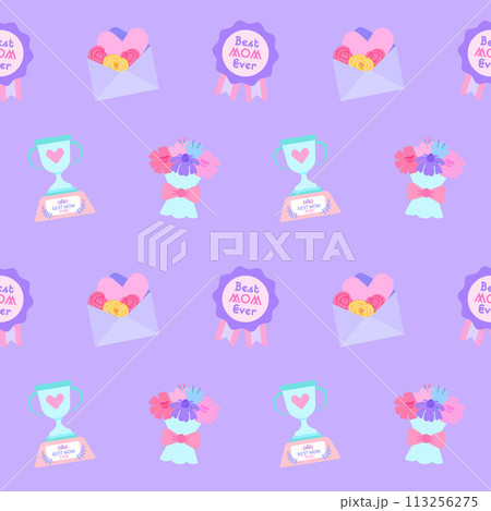 cute seamless pattern hand drawn Happy mother day background vector illustration cute seamless pattern hand drawn Happy mother day background vector illustration 113256275