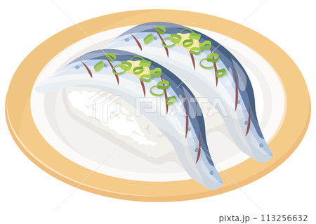 光り物の握り寿司 113256632