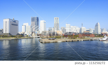 大桟橋から見たみなとみらい 大桟橋から見たみなとみらい 113258272