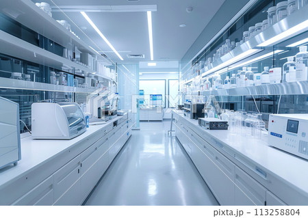 High-Tech Laboratory Interior High-Tech Laboratory Interior 113258804