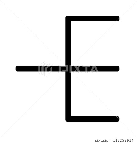 3個に枝分かれする分岐線 113258914