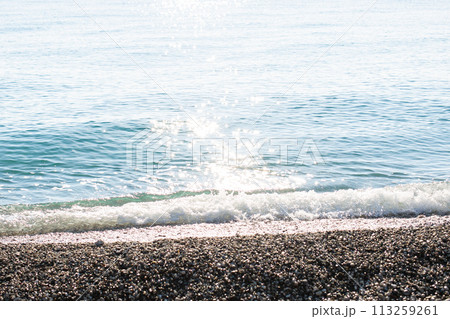 sea stone coast and pier 113259261