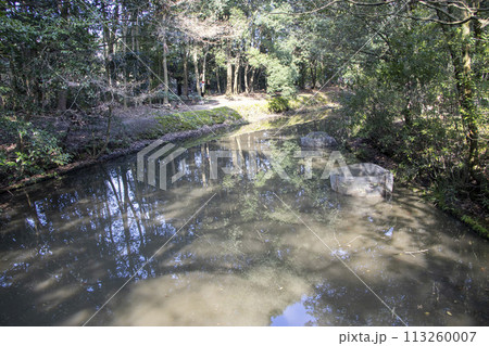 唐招提寺 鑑真和上御廟 池 唐招提寺 鑑真和上御廟 池 113260007
