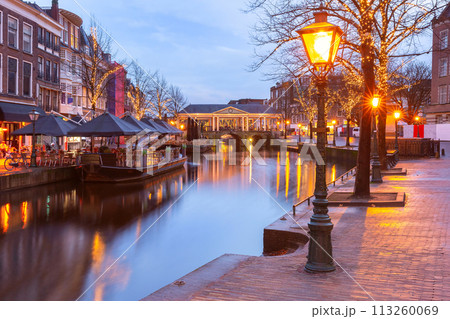 Christmas Leiden bridge Koornbrug 113260069