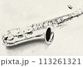 サックス、バンド、クールなイメージ 113261321