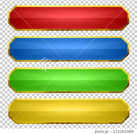 Luxurious Frame D Gold Rim 4 Color Set 113262060