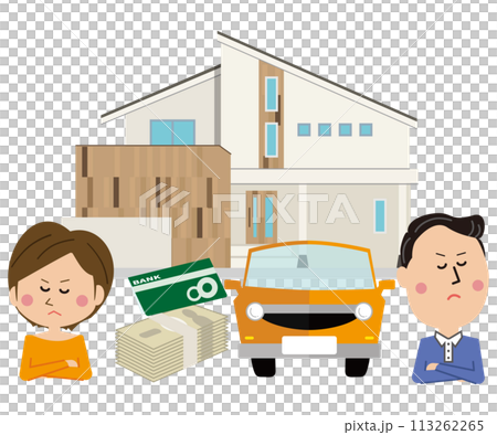 Pop family, middle-aged couple, divorce, property division 113262265