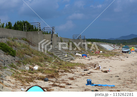 伊勢　国府の浜　サーフィン　サーフスポット　ビーチ　阿児町町国府　サーフボード　伊勢志摩 113262281