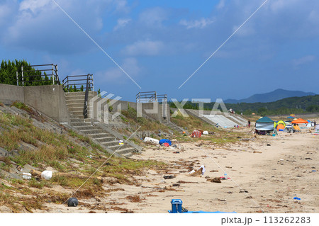 伊勢　国府の浜　サーフィン　サーフスポット　ビーチ　阿児町町国府　サーフボード　伊勢志摩 113262283