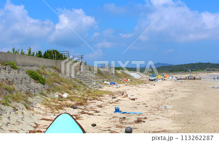 伊勢　国府の浜　サーフィン　サーフスポット　ビーチ　阿児町町国府　サーフボード　伊勢志摩 113262287