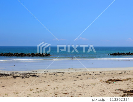 伊勢　国府の浜　サーフィン　サーフスポット　ビーチ　阿児町町国府　サーフボード　伊勢志摩 113262334