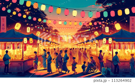 夏祭り 夏祭り 113264902