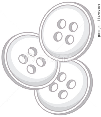 Simplistic Vector Illustration of Buttons Simplistic Vector Illustration of Buttons 113265404