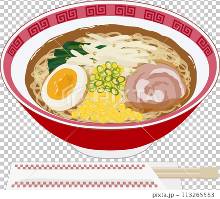 みそラーメン　割りばし付き 113265583