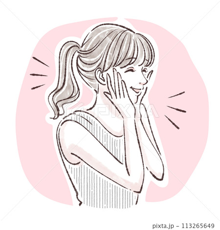 女性・女の子のイラスト素材 女性・女の子のイラスト素材 113265649