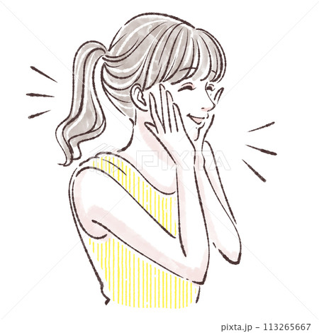 女性・女の子のイラスト素材 113265667