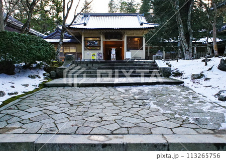 世界遺産高野山の霊宝館の情景 世界遺産高野山の霊宝館の情景 113265756