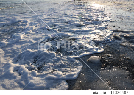北海道佐呂間海岸朝景 北海道佐呂間海岸朝景 113265872