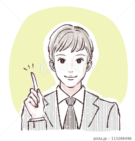 男性・男の子のイラスト素材 113266496