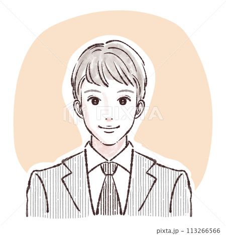男性・男の子のイラスト素材 113266566
