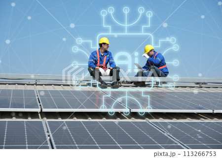 Team of engineers working at the factory Team of engineers working at the factory 113266753