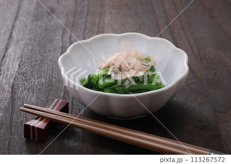 ほうれん草のおひたし 113267572