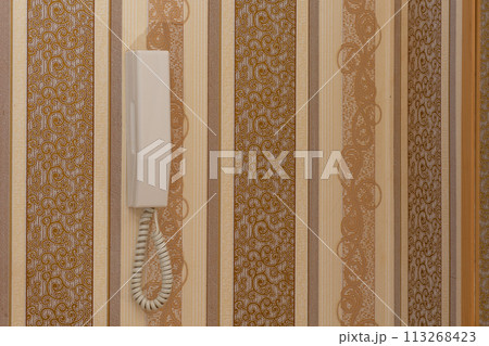 Wall mounting apartment intercom station inside Wall mounting apartment intercom station inside 113268423