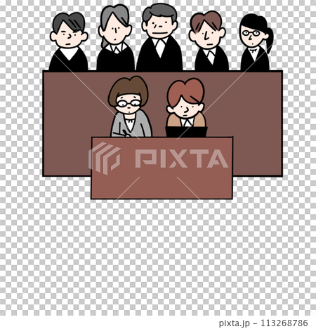 Judges, arbitrators and clerks of the court 113268786