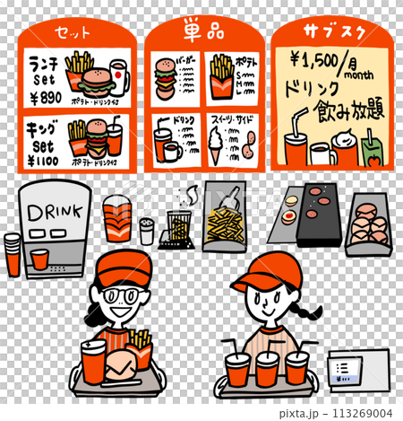 ハンバーガーショップ 113269004