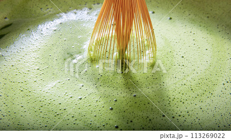 抹茶背景、抹茶イメージ画像 抹茶背景、抹茶イメージ画像 113269022