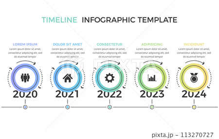 Timeline Infographics Template Timeline Infographics Template 113270727