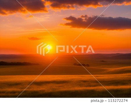 sunrise over the mountain 113272274