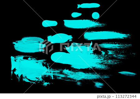 水色の蛍光塗料 113272344