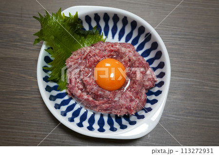 美味しい馬肉ユッケ 美味しい馬肉ユッケ 113272931
