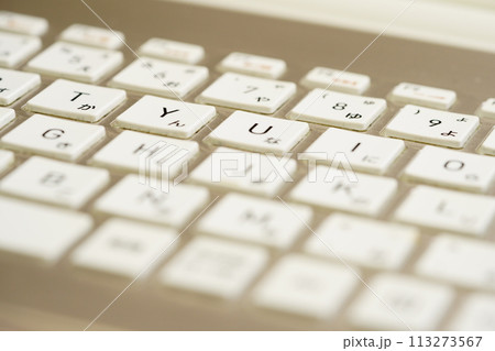 pcキーボードの背景素材 113273567