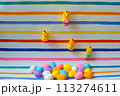 Easter chick decor 113274611