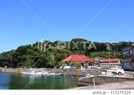 大王崎灯台　大王崎　灯台　三重県大王町　八満さん公園　伊勢湾　太平洋　県営波切漁港　波切九鬼城址　 113275329