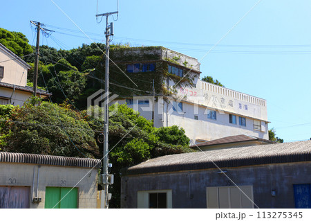 大王崎灯台　大王崎　灯台　三重県大王町　八満さん公園　伊勢湾　太平洋　県営波切漁港　波切九鬼城址　 113275345