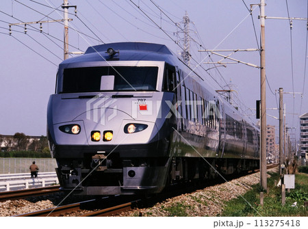 1999年　鹿児島本線の787系特急有明 113275418