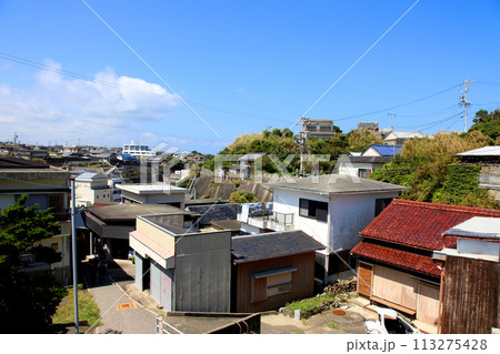 大王崎灯台　大王崎　灯台　三重県大王町　八満さん公園　伊勢湾　太平洋　県営波切漁港　波切九鬼城址　 113275428