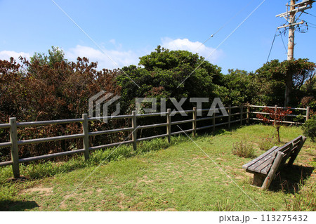 大王崎灯台　大王崎　灯台　三重県大王町　八満さん公園　伊勢湾　太平洋　県営波切漁港　波切九鬼城址　 113275432