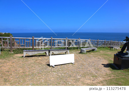 大王崎灯台　大王崎　灯台　三重県大王町　八満さん公園　伊勢湾　太平洋　県営波切漁港　波切九鬼城址　 113275478
