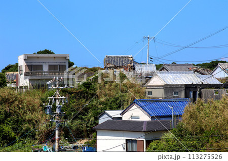 大王崎灯台　大王崎　灯台　三重県大王町　八満さん公園　伊勢湾　太平洋　県営波切漁港　波切九鬼城址　 113275526