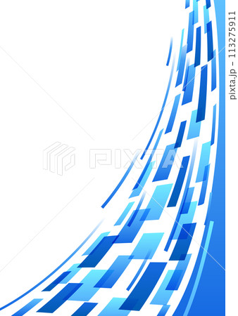 ブルーのポップな背景 113275911