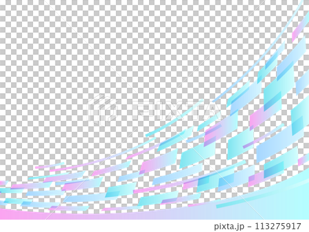 Blue and pink pop background 113275917