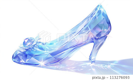 シンデレラのガラスの靴　AI画像 113276093