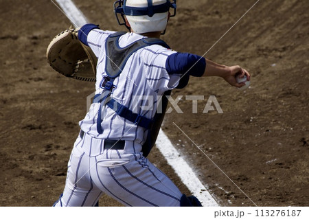 高校野球 キャッチャー 高校野球 キャッチャー 113276187