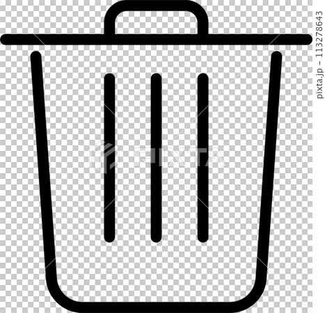 ゴミ箱のアイコン 113278643