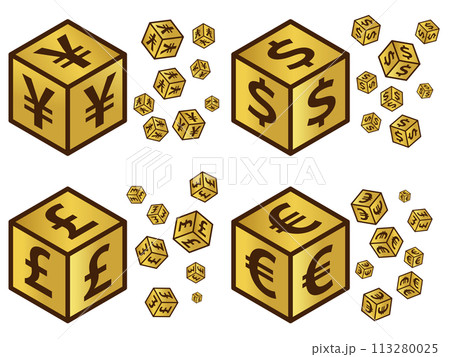 通貨サイコロ(ゴールド) 通貨サイコロ(ゴールド) 113280025